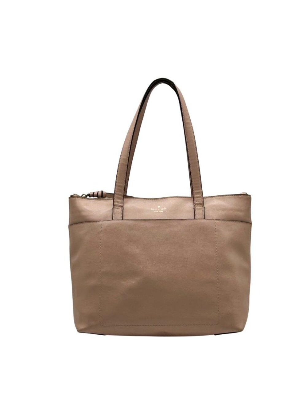 Kate Spade Blush Pink Pebbled Leather Tote Bag